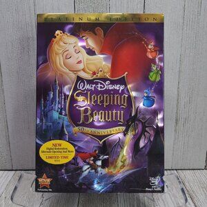 Walt Disney Sleeping Beauty 50th Anniversary DVD Platinum Edition w/ Slipcover